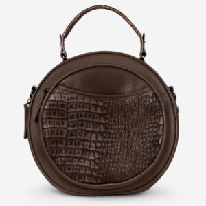 Pinkstix The Perfect Circle Shoulder Bag Brown