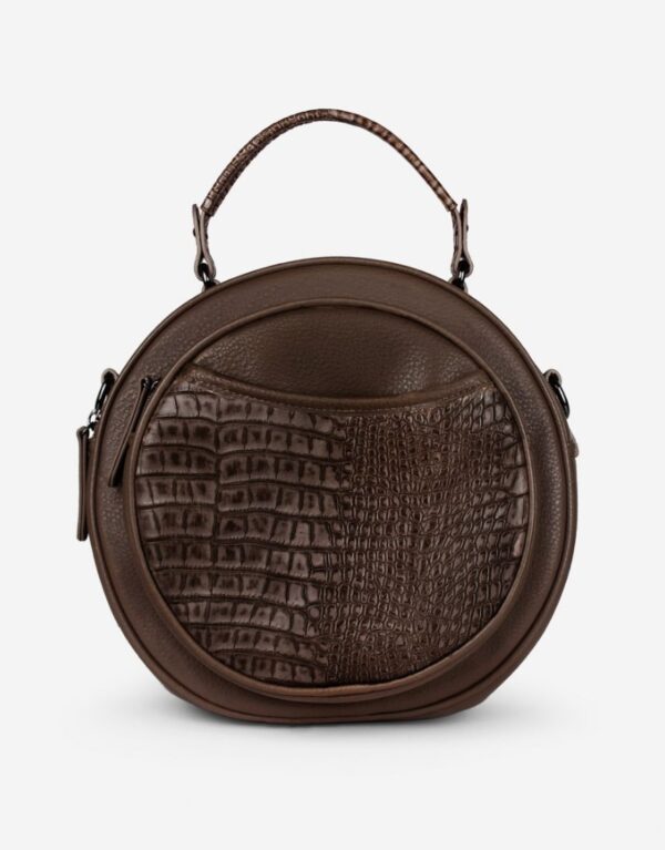 Pinkstix The Perfect Circle Shoulder Bag Brown