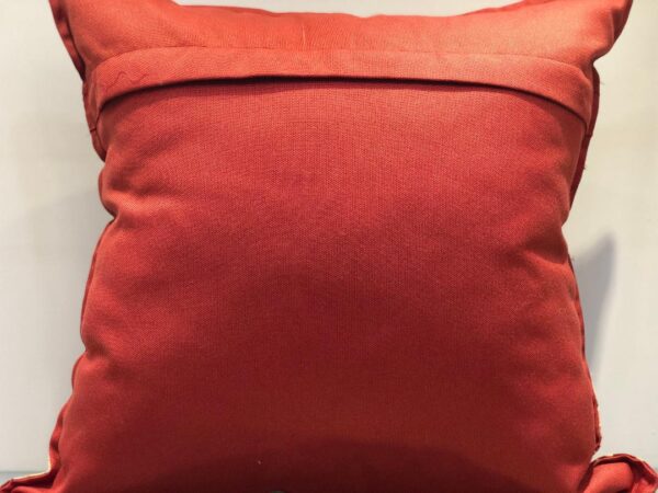 Vibrant Burgundy Floral Pillow - Exclusive - Image 3