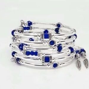 Serpentine Bracelet Navy