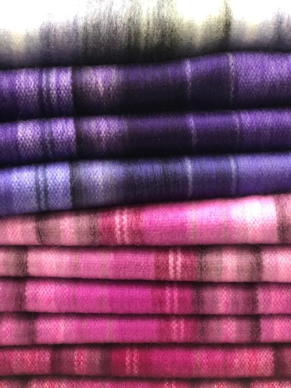 Alpaca Scarf Purple - Image 2