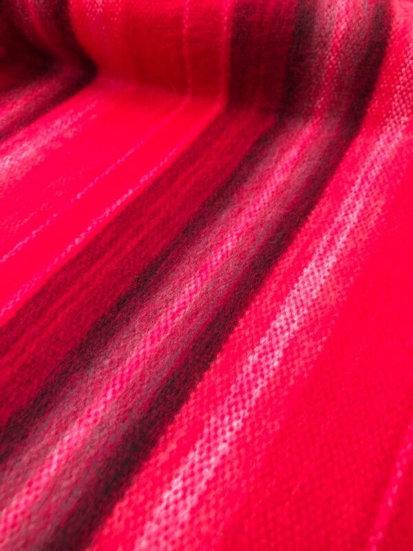 Alpaca Scarf Bright Red/Deep Pink