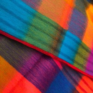 Alpaca Scarf Multi Colour Squares