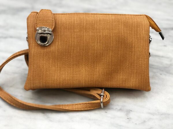 Yellow Linen Feel Cross Body Bestseller