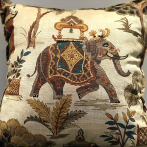 Elephant Pillow Beige and Brown - Exclusive