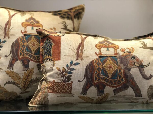 Elephant Pillow Beige and Brown - Exclusive - Image 3