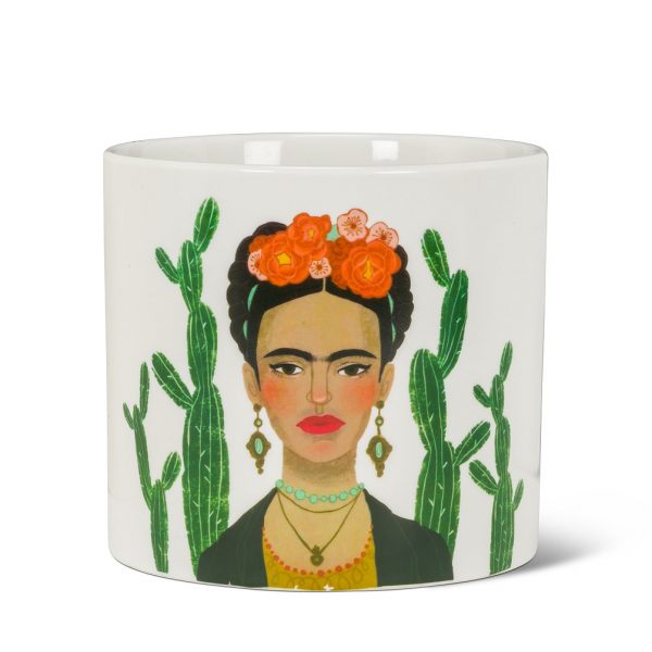 Large Frida & Cactus Planter