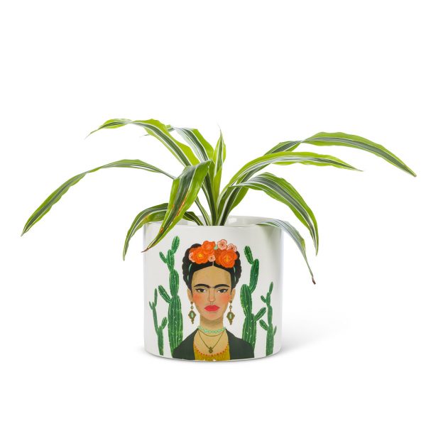 Small Frida & Cactus Planter - Image 2