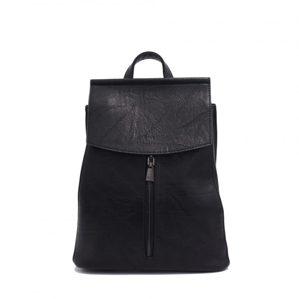 SQ Chloe Convertible Backpack Black