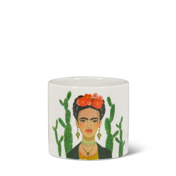 Small Frida & Cactus Planter