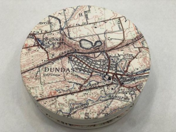 Dundas Map Coasters