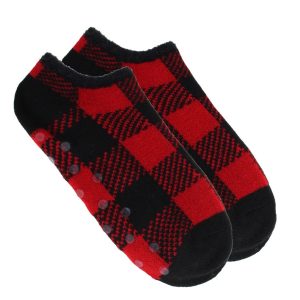 Ladies Double Layer Socks Red