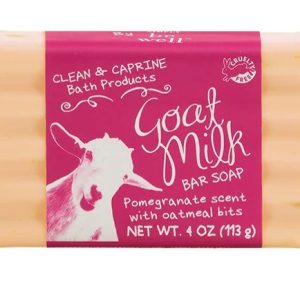 Exfoliating Goats Milk Soap Pomegranate