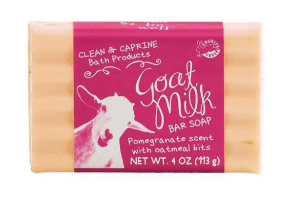 Exfoliating Goats Milk Soap Pomegranate
