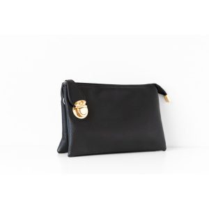 Black/Gold Clasp Caracol Cross Body Bestseller