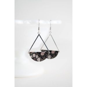 Dangle Earing Among the Wildflowers Silver