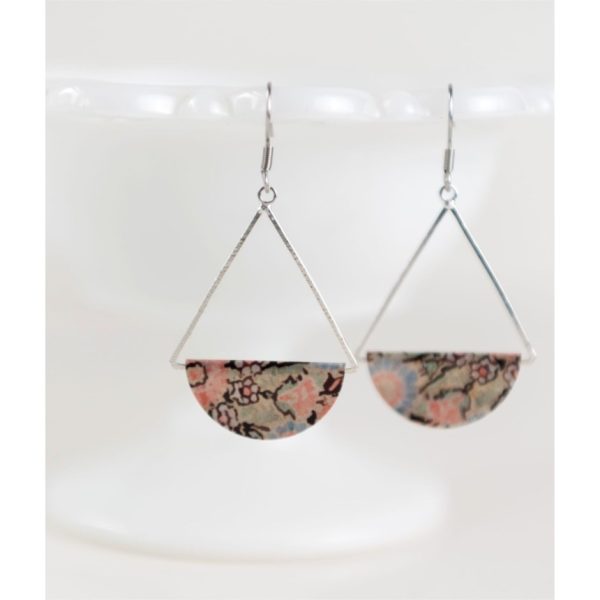Dangle Earing Jasmine Silver