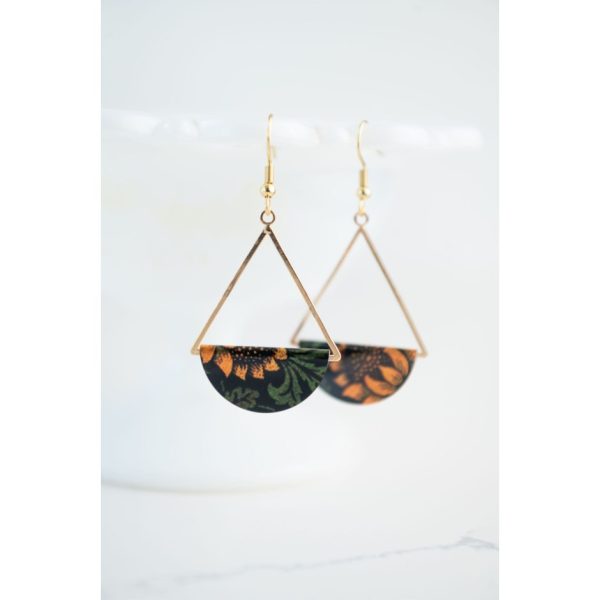 Dangle Earing Secret Garden Gold