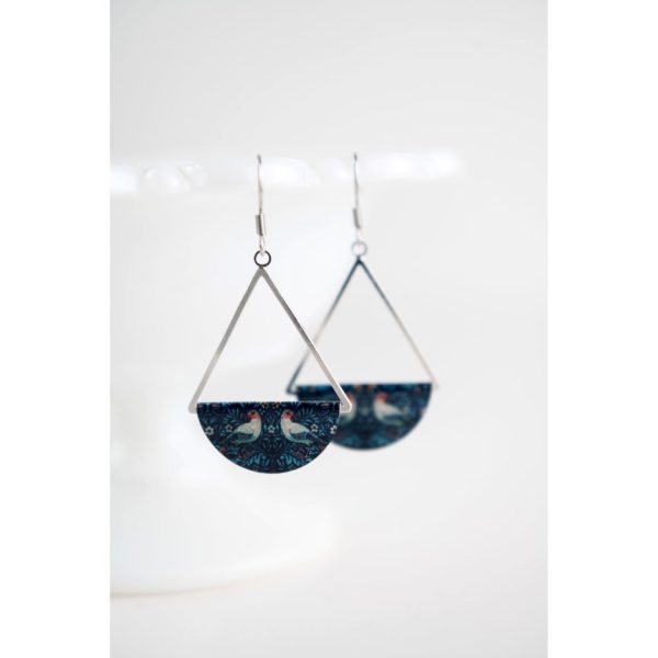Dangle Earing Songbirds Silver