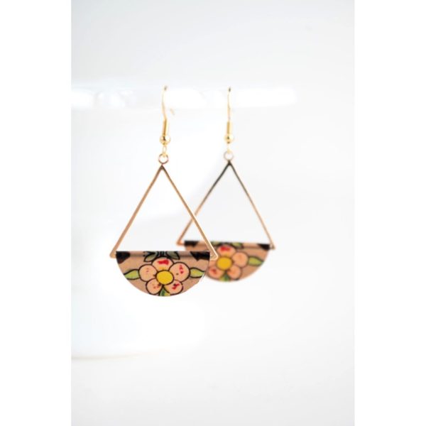 Dangle Earing Loganberry Gold