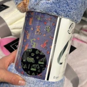 Glow in the Dark Blanket - Trucks