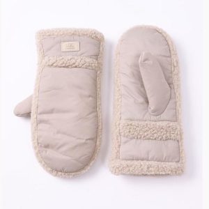 Beige/Beige Mitts